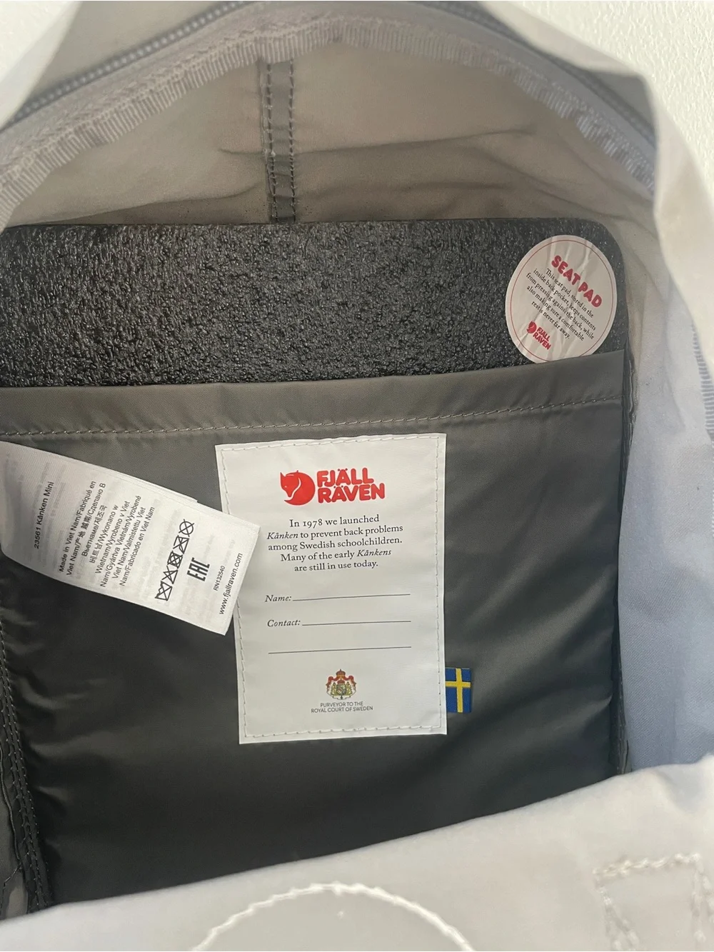 Fjallraven Kånken Mini Backpack - Gray